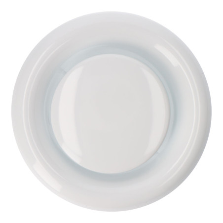 Difusor de entrada redondo ø125x47mm abs branco