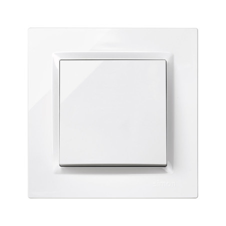 Interruptor branco com quadro