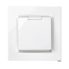 Plug monobloco 2p+t tipo f branco