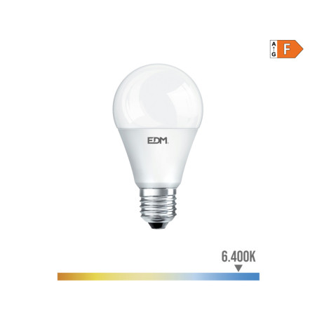 Lâmpada de led standard e27 12 w 1154 lm 6400 k luz fria ø 6 x 11 cm