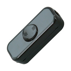 Interruptor de passo bipolar 10a 250 v~, preto