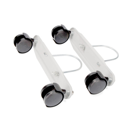 Set suportes branco de substituição + rodas para 07124