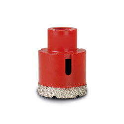Coroa diamante para rebarbadora, corte a seco, ø75 mm / m14
