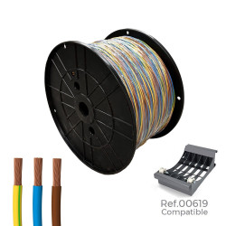 Cabo trançado h07z1-k 3 g 1,50 mm 3 cores 300 m. (bobina grande)