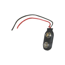 Suporte para pilhas 9v com cabo