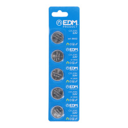 Micro pilha lítio botão max-pro edm cr2016 3v ø20x1,6mm