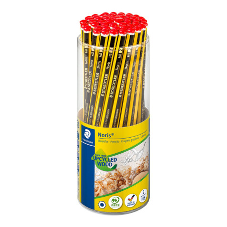 Lápis grafite 120 hb, frasco de 50 unidades