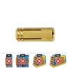 Caixa 50 unidades taco latino n me m8 ø10x30 mm