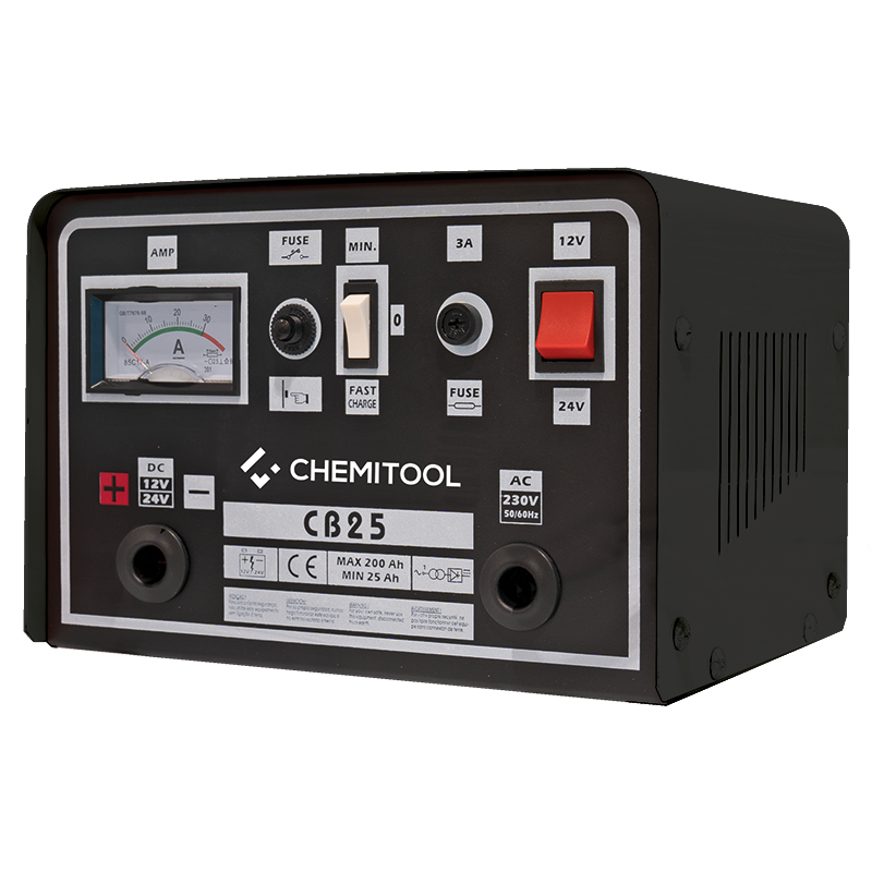 Carregador de Baterias Chemitool Booster 25 Ah