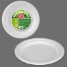 Prato de sobremesa biodegradável ø17 cm, 25 unidades