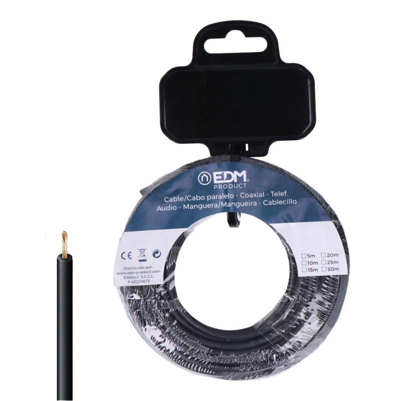 Cabo h07z1-k 6 mm preto 5 m