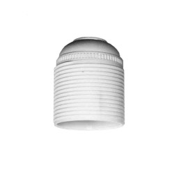 Casquilho rosca e27 branco homologado solera 6829crb
