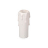 Vela média para casquilho e14 branco solera 854