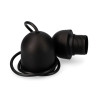 Conjunto suspensão negro e27 comprimentodo cabo 80cm