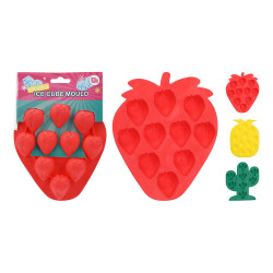 Forma de cubo de gelo em formato de vegetal