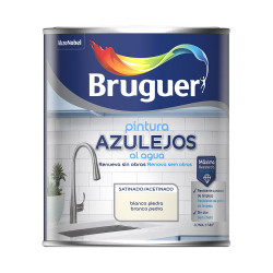 Tinta para azulejo base aquosa branco pedra acetinado 750 ml