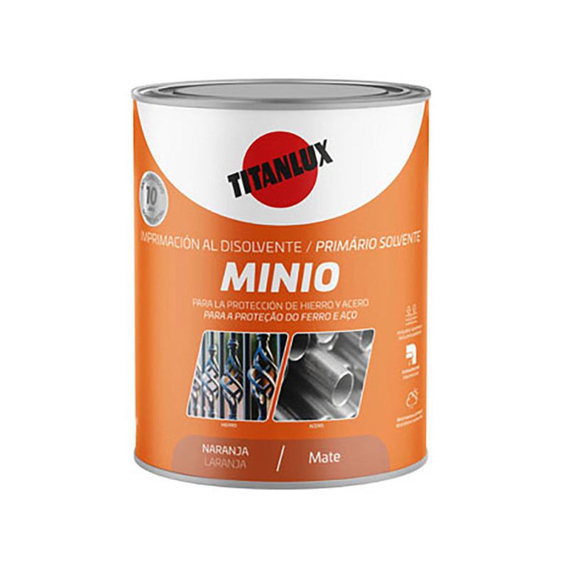 Primer antioxidante sintético minio laranja fosco 750 ml