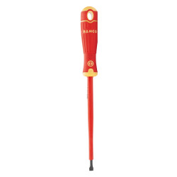 Chave de fendas ponta chata bahcofit vde isolada 0,8 x 4 x 100 mm