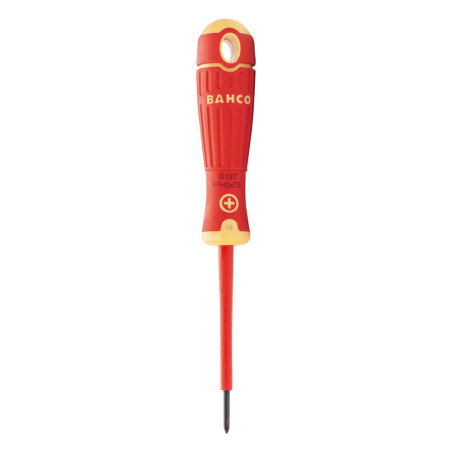 Chave de fendas phillips isolada bahcofit ph2 x 100 mm