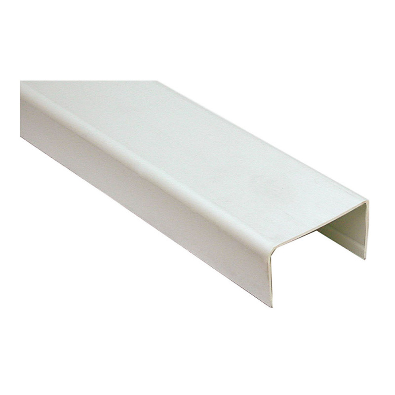 Cobertura de canal climático 60 x 60 mm. para apoio 66006 (preço/metro)