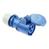 Cetac base aérea 2p+t azul 16a 230v~ ip44