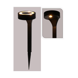 Lanterna solar ø11 x 40 cm preta