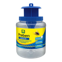 Armadilha para moscas, frasco com substituição incluída
