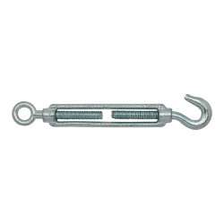 Tensionador de anel de gancho din-1480 tns01, galvanizado, m10