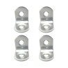 Ângulo de reforço an24, aço inoxidável, 20 x 20 x 16 mm. 4 unidades