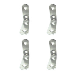 Ângulo de reforço an24, aço inox, 50 x 50 x 16 mm. 4 unidades