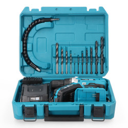 KIT BERBEQUIM APARAFUSADOR COM 40 ACESSÓRIOS 20 V COM BATERIA E CARREGADOR