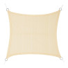 Toldo de vela quadrado bege 5 x 5 m