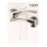 Jogo puxador roseta 707 niquel acetinado ø 65 x 120 mm