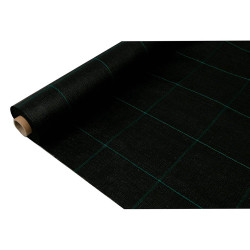 Malha anti-erva daninha 100g/m preta 1 x 25 m