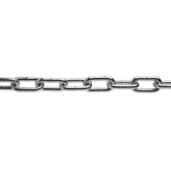 Corrente de elo zincado ø 5 mm din 5685 54 m bobine