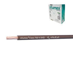 Cabo h07z1-k(as) 1,5 mm cinza euro/m