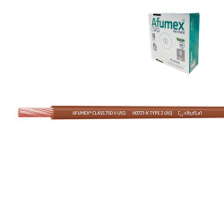 Cabo h07z1-k(as) 4,0 mm marrom euro/m