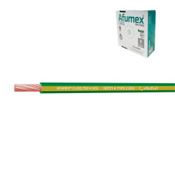 Cabo h07z1-k(as) 4,0 mm amarelo/verde euro/m