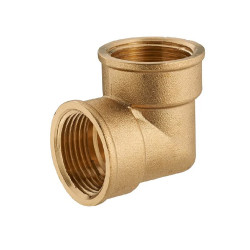 Cotovelo feminino 90 1/2" x 18 mm latão