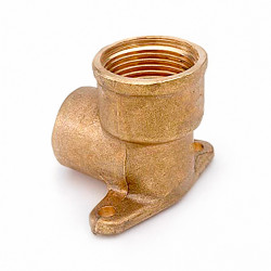 Cotovelo de parede 472 1/2" x 15 mm latão