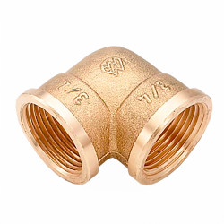 Cotovelo em f-f 3/4" latão