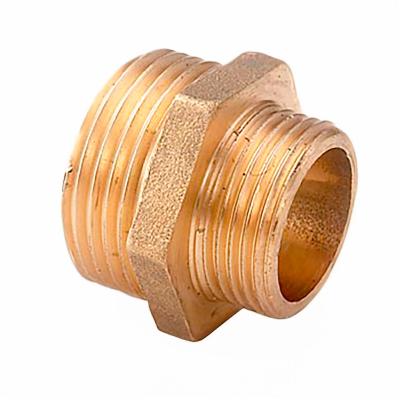 Contra-rosca reduzida de 3/4" x 1" latão
