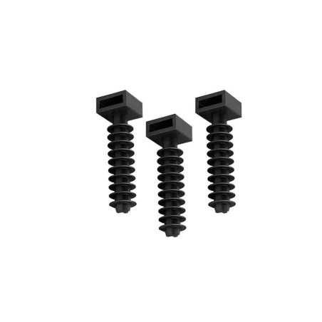Pack 100 unid. bucha para abraçadeira preto n°8