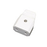 Base ar branca 10 a 250 v (embalado em película)