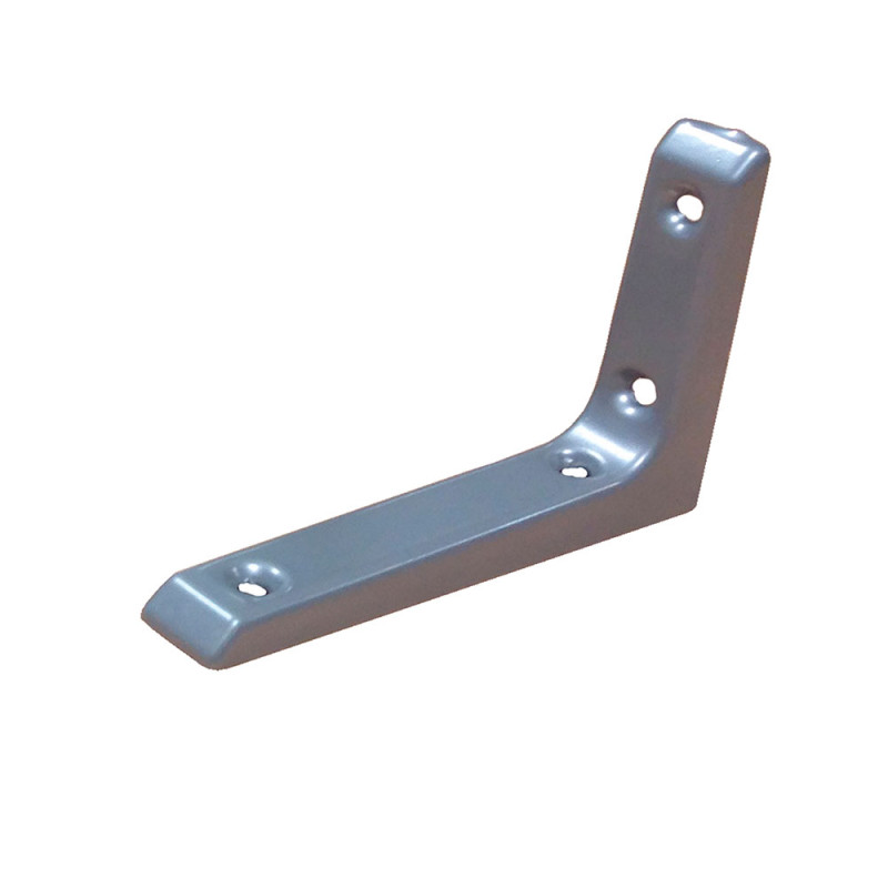Esquadro de alumínio plm07 cinza 200 x 150 mm