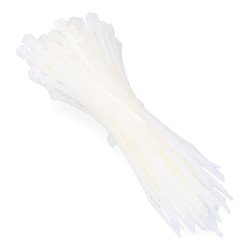 Abraçadeiras natural 150x3,6mm (saco 100 unid.) nylon de alta qualidade