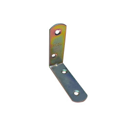 Ângulo de reforço an01 bicromado 50 x 50 x 19 mm