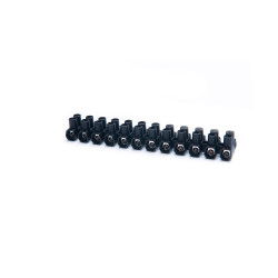 Tira de conexão 12 pólos 2,5 mm preta