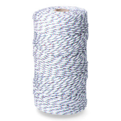 Corda trançada polipropileno tricolor, calibre 5 mm x 200 m
