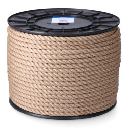 Corda de juta natural de 3 peças calibre 14 mm x 100 m